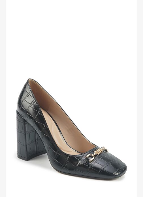 EATHAN2 5PR Siyah Kadın Topuklu Ayakkabı - Görsel 3