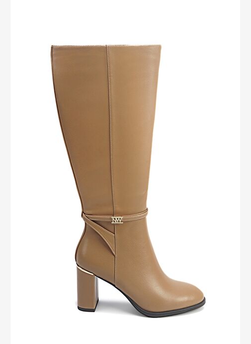 ORTENS 5PR CAMEL. Kadın Topuklu Çizme - Görsel 2