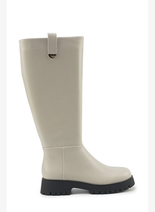 GREGOR 5PR KIRIK BEYAZ Kadın Çizme - Görsel 2