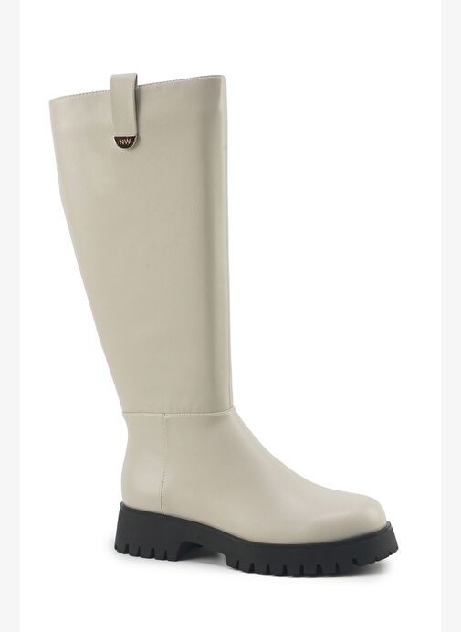 GREGOR 5PR KIRIK BEYAZ Kadın Çizme - Görsel 3