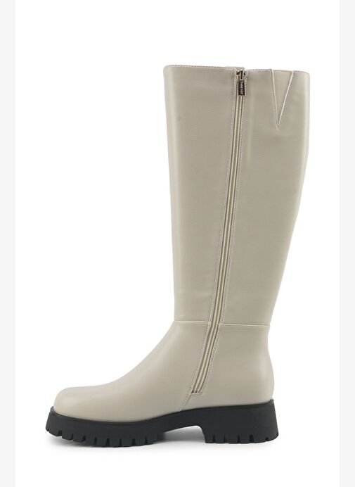 GREGOR 5PR KIRIK BEYAZ Kadın Çizme - Görsel 4