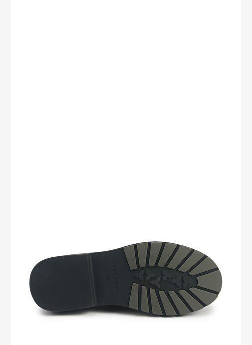 DENZEL 5PR Siyah Kadın Oxford Ayakkabı - Görsel 5