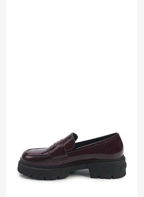 FERNANDO 5PR Bordo Kadın Loafer - Görsel 4