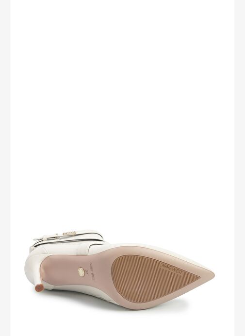 JUSTEL 5PR KIRIK BEYAZ Kadın Topuklu Bot - Görsel 5