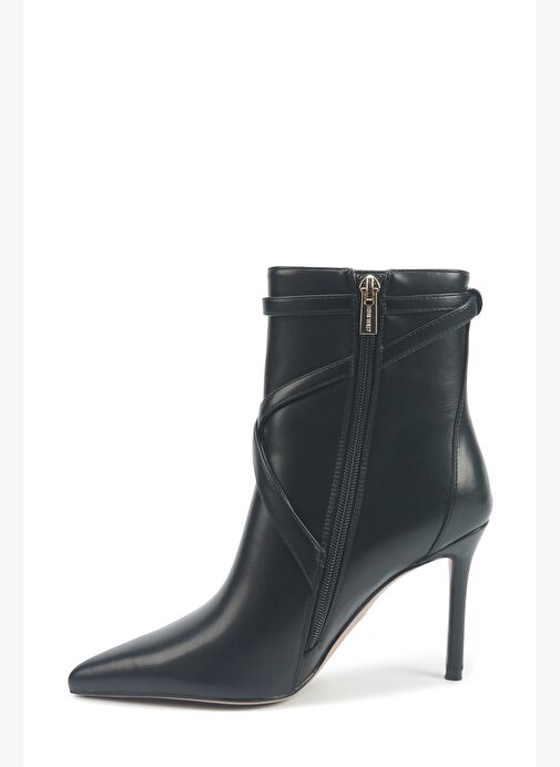 JUSTEL 5PR Siyah Kadın Topuklu Bot - Görsel 4