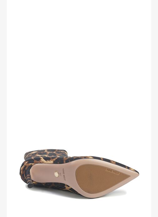 JUSTICE 5PR Leopar Kadın Topuklu Bot - Görsel 5