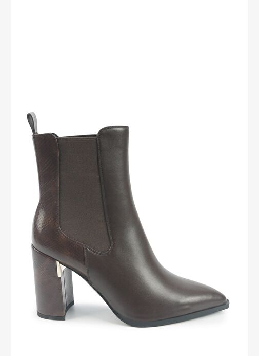 FABIOLA 5PR Kahverengi Kadın Topuklu Bot - Görsel 2