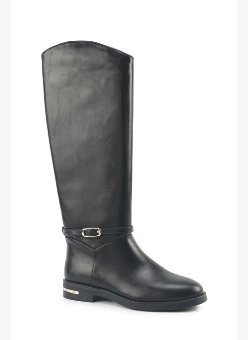 NUCIA 5PR Siyah Kadın Düz Çizme - Görsel 3