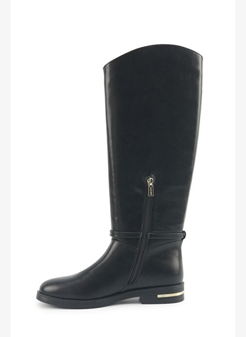 NUCIA 5PR Siyah Kadın Düz Çizme - Görsel 4