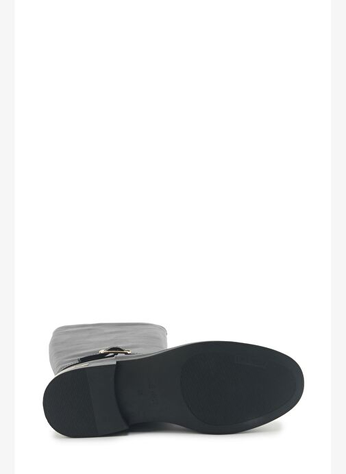 NUCIA 5PR Siyah Kadın Düz Çizme - Görsel 5