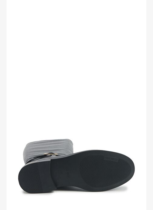 NUCIA2 5PR Siyah Kadın Düz Çizme - Görsel 5