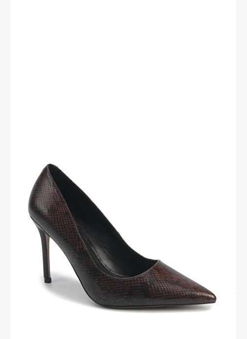 JULIANA2 5PR Kahverengi Kadın Topuklu Ayakkabı - Görsel 3