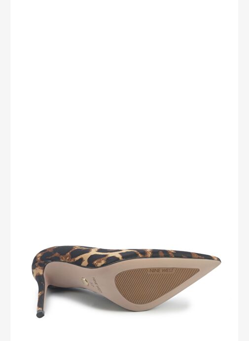JULIANA5 5PR Leopar Kadın Topuklu Ayakkabı - Görsel 5