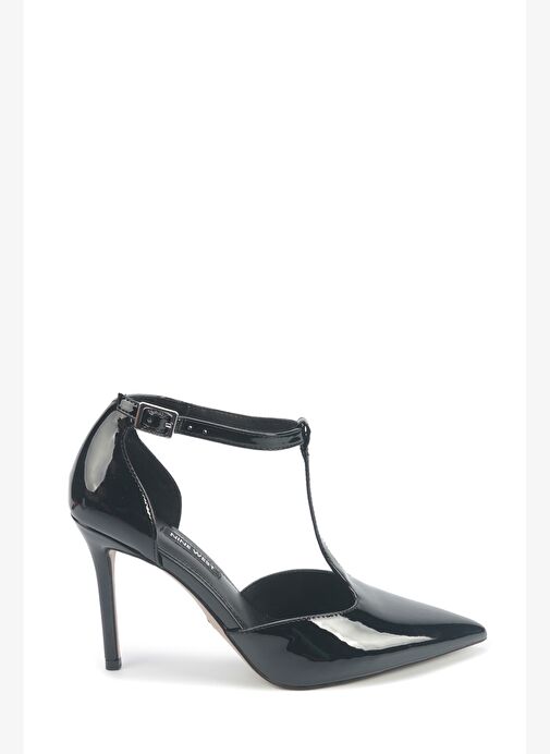 JULEN 5PR Siyah Kadın Topuklu Ayakkabı - Görsel 2