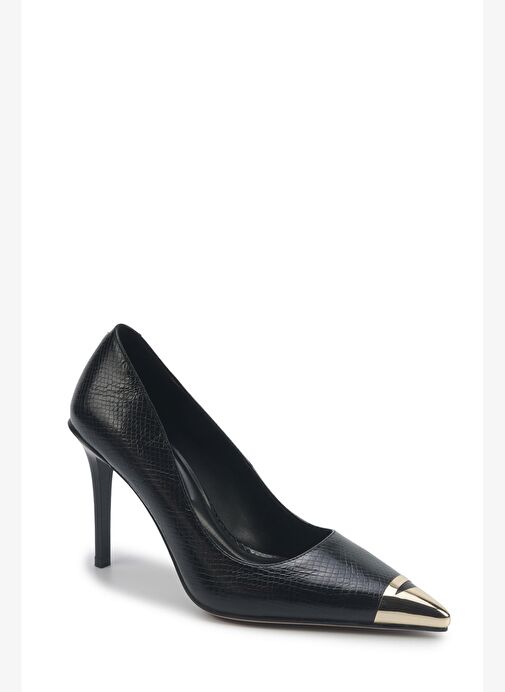 DAISYN2 5PR Siyah Kadın Topuklu Ayakkabı - Görsel 3