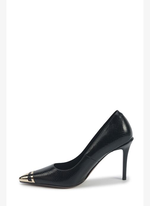 DAISYN2 5PR Siyah Kadın Topuklu Ayakkabı - Görsel 4