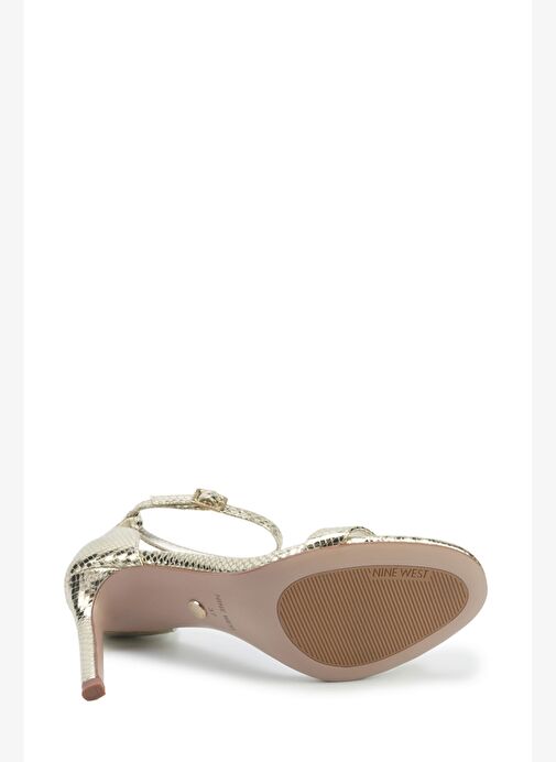 ISLA2 5PR Altın Kadın Topuklu Sandalet - Görsel 5