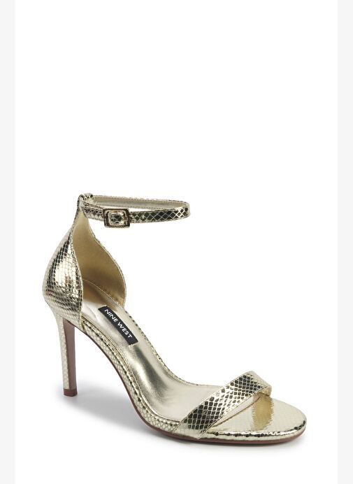 ISLA2 5PR Altın Kadın Topuklu Sandalet - Görsel 3