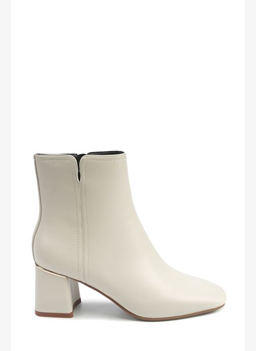 KAENA 5PR KIRIK BEYAZ Kadın Topuklu Bot - Görsel 2