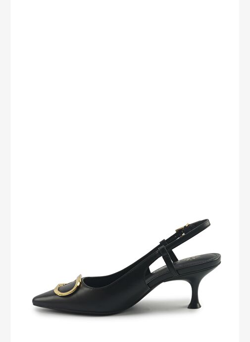ALTASI 5PR Siyah Kadın Topuklu Ayakkabı - Görsel 4