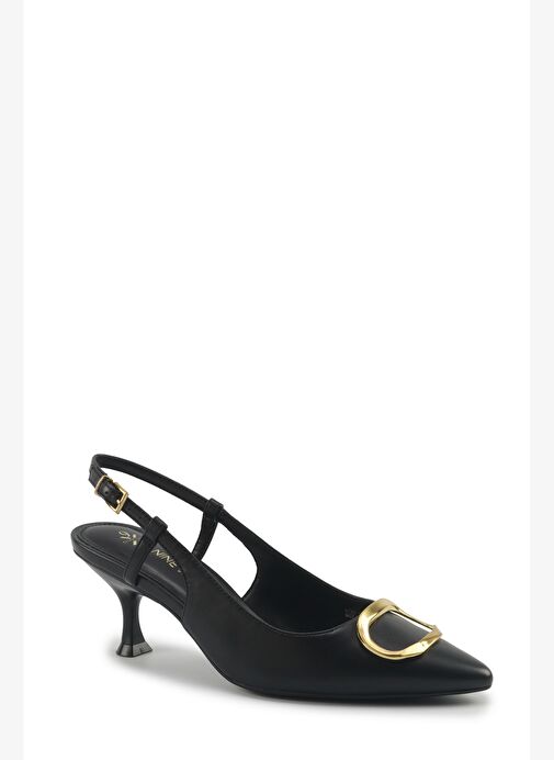 ALTASI 5PR Siyah Kadın Topuklu Ayakkabı - Görsel 3