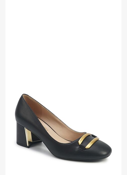 ANESSA 5PR Siyah Kadın Topuklu Ayakkabı - Görsel 3