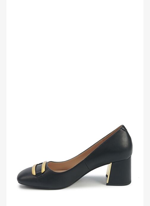 ANESSA 5PR Siyah Kadın Topuklu Ayakkabı - Görsel 4