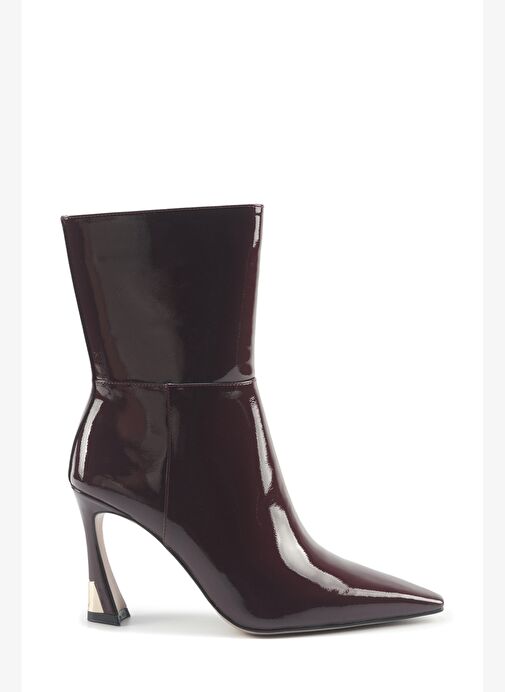 DORISSA 5PR Bordo Kadın Topuklu Bot - Görsel 2