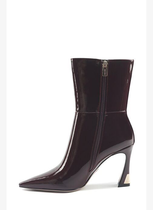 DORISSA 5PR Bordo Kadın Topuklu Bot - Görsel 4