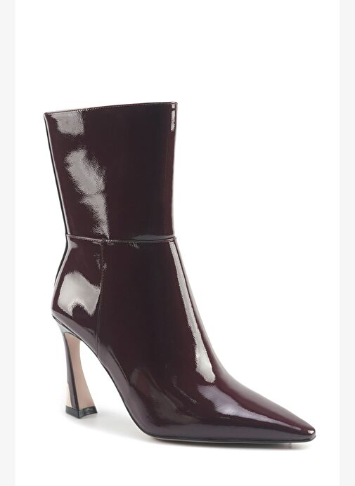 DORISSA 5PR Bordo Kadın Topuklu Bot - Görsel 3