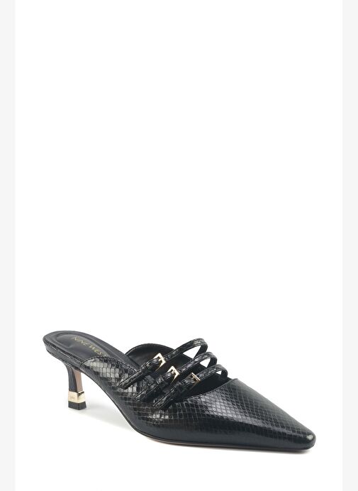 BARBARA 5PR Siyah Kadın Topuklu Terlik - Görsel 3