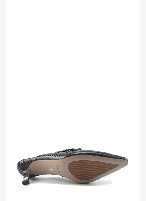 BARBARA 5PR Siyah Kadın Topuklu Terlik - Görsel 5