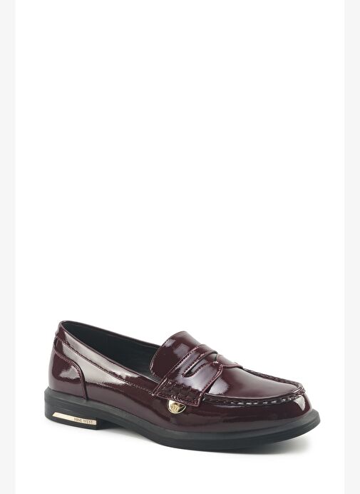 TILDA 5PR Bordo Kadın Loafer - Görsel 3