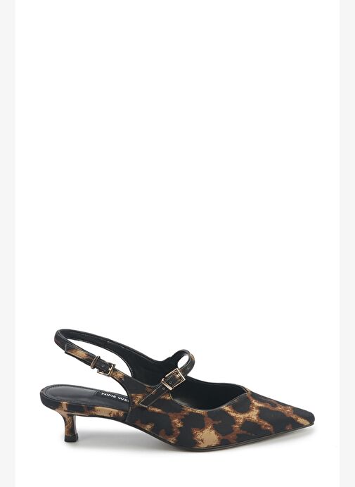 SELENDA5 5PR Leopar Kadın Topuklu Ayakkabı - Görsel 2