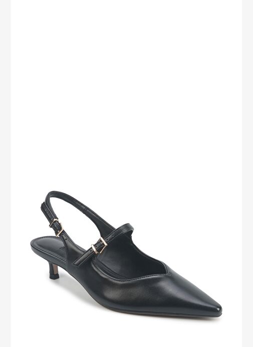 SELENDA2 5PR Siyah Kadın Topuklu Ayakkabı - Görsel 3