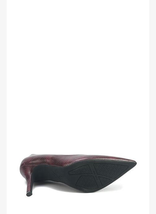 RIAH3 5PR Bordo Kadın Topuklu Ayakkabı - Görsel 5