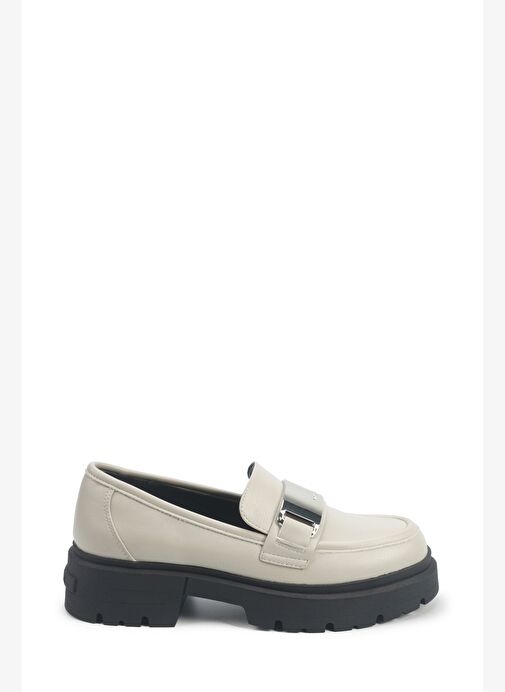 TREBO 5PR KIRIK BEYAZ Kadın Loafer - Görsel 2