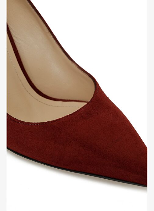 ROVASO 5PR Bordo Kadın Topuklu Ayakkabı - Görsel 8