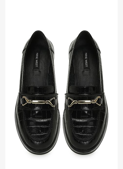 LILIAND 5PR Siyah Kadın Loafer - Görsel 5