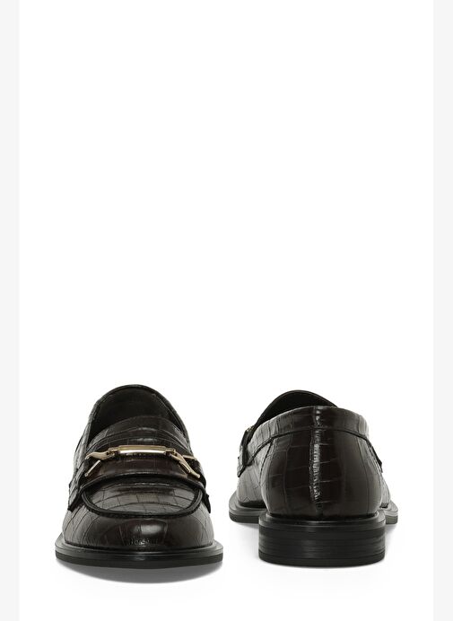 LILIAND 5PR Kahverengi Kadın Loafer - Görsel 6