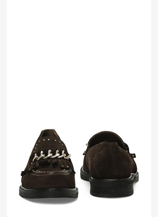 UMARRO 5PR Kahverengi Kadın Loafer - Görsel 6