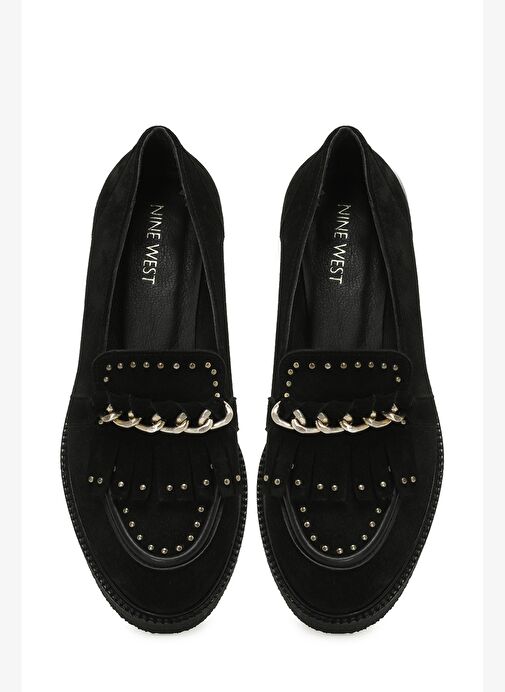 UMARRO 5PR Siyah Kadın Loafer - Görsel 5