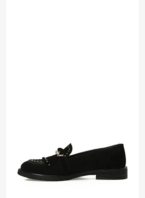 UMARRO 5PR Siyah Kadın Loafer - Görsel 4