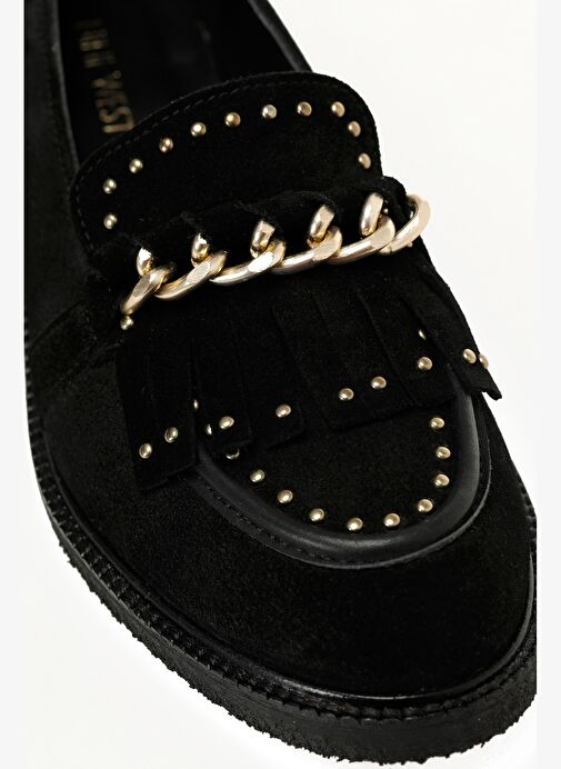 UMARRO 5PR Siyah Kadın Loafer - Görsel 8