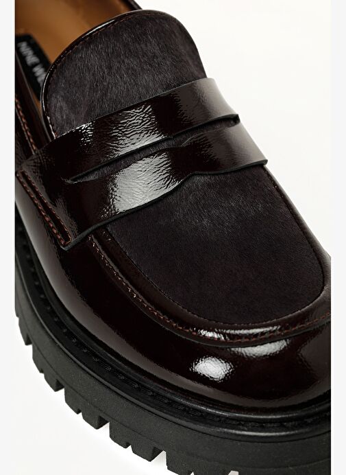 RAQUEL2 5PR Bordo Kadın Loafer - Görsel 8