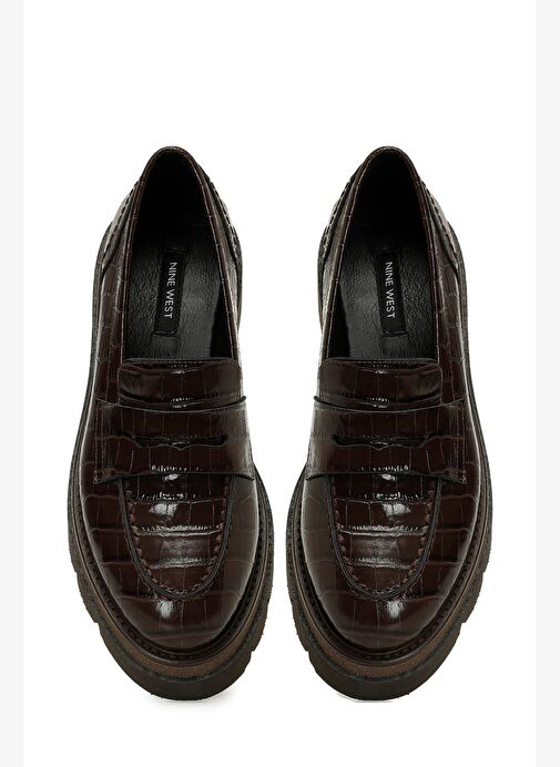 ROZEL 5PR Kahverengi Kadın Loafer - Görsel 5