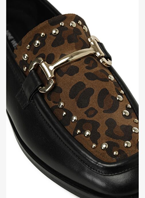 UMPAY5 5PR Leopar Kadın Loafer - Görsel 8