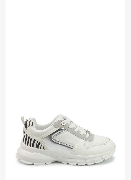 ZEBINA 5PR Beyaz Kadın Sneaker - Görsel 2