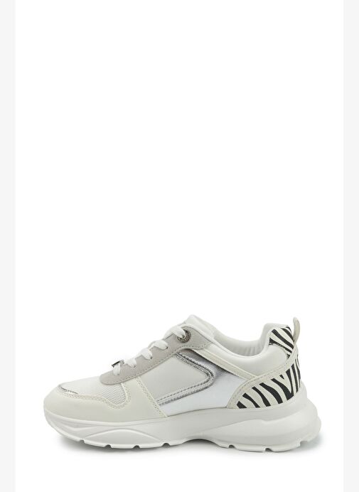 ZEBINA 5PR Beyaz Kadın Sneaker - Görsel 4