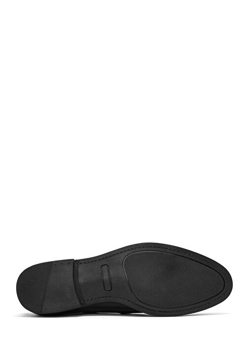 Erkek Siyah Deri Casual Loafer 25SFD790218 - Görsel 5
